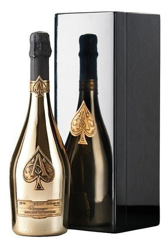 Champagne Armand De Brignac Gold Con Estuche De Lujo