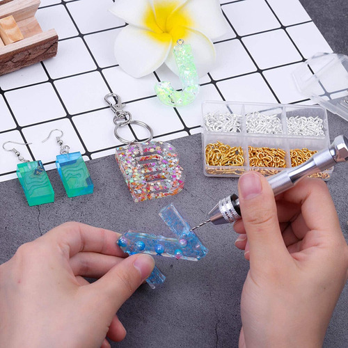 Kit De Ferramentas De Resina Com 1 Peça De Furadeira Manual