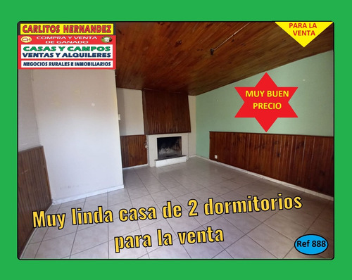 Ref 888) V - ** Muy Linda Casa Para La Venta De 2 Dormitorios Y Garaje Como Para Dos O Tres Vehículos En San José