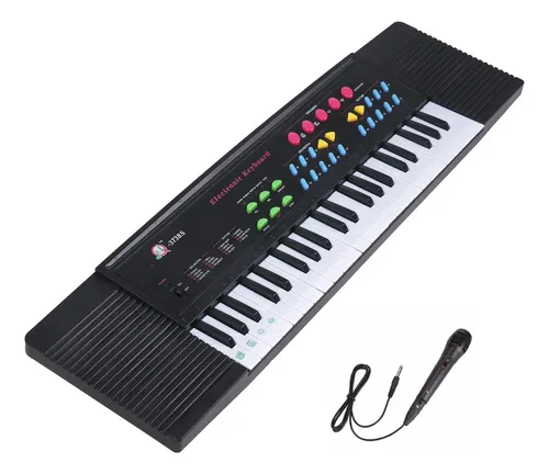 Órgano Musical Gadnic T050 Teclado Diseñado Para Niños Color Negro Piano
