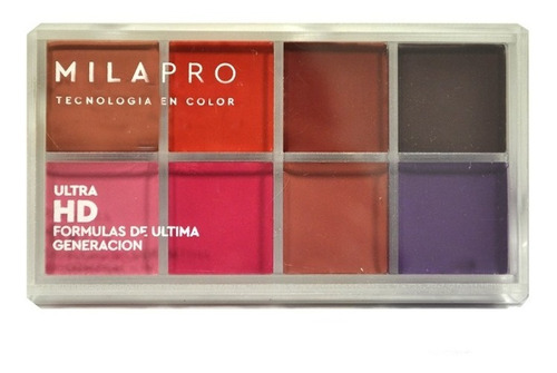 Paleta Labial Mate Labiales Mate Profesional Mila Marzi