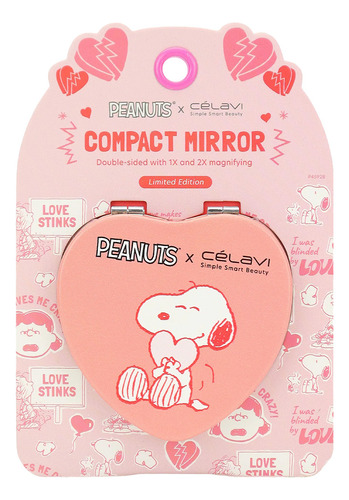 Espejo Compacto De Mano / Bolsillo Peanuts X Célavi