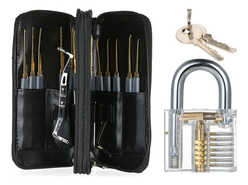 Cerrajero Practice Lock Lock, 24 Piezas, Para Principiantes