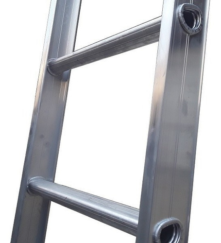 Escalera Aluminio Reforzada Una Hoja 2.40 Mts 8 Esc En D