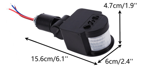 Interruptor Detector De Sensor De Movimiento Led De 90-250v