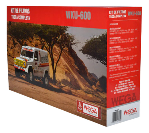 Kit Filtros Troca Completa Sprinter 2.2 311 313 515 Wku600