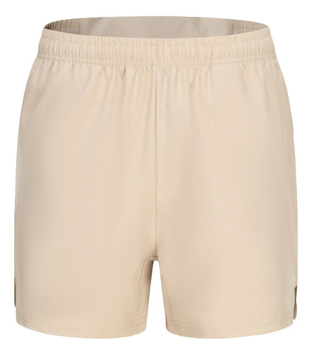 Pantalones Cortos De Cintura Media Con Bolsillos Laterales E