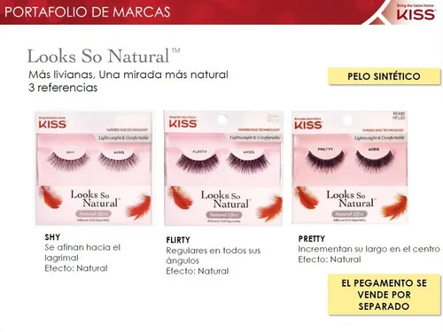 Pestañas Postizas Kiss Originales True Volume Ritzy
