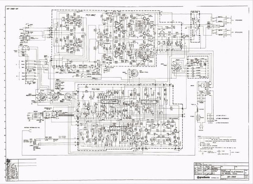 Esquema Eletrônico Do Receiver Gradiente Model 1200 Ou S-125