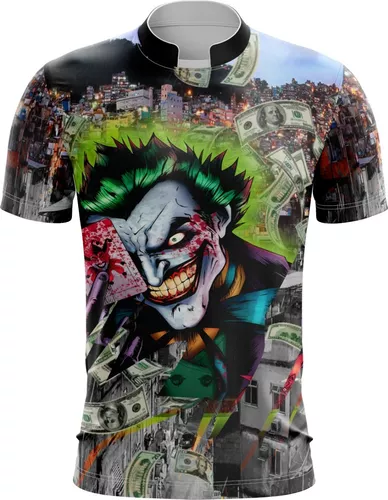 KIT 2 Camisa De Quebrada Mandrake Masculina Metralha Joker Grau