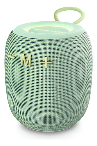 Parlante Portatil Mini Energy Sistem Bloom 458776 Inalámbrico Bluetooth Waterproof Ipx6 Con Luz Rgb Color Verde Menta