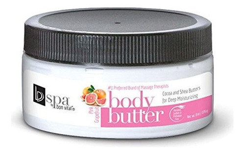 Bv Spa De Bon Vital .body Butter, Pink Grapefruit Whipped Mo