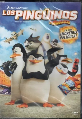 Los Pinguinos De Madagascar Dvd Nuevo Cerrado Original
