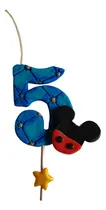 Comprar Adorno Torta Topper Porcelana Fría N° Vela Mickey Minnie X1