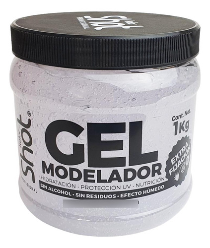 Gel Para Peinar Cabello Sin Alcohol Efecto Húmedo 1k Unisex