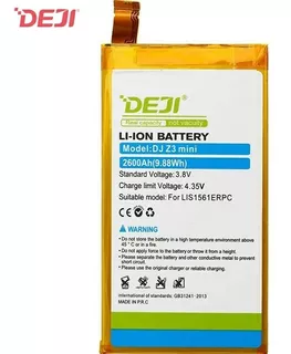 Bateria De Litio Para Sony Xperia Z3 Mini Compact Marca Deji
