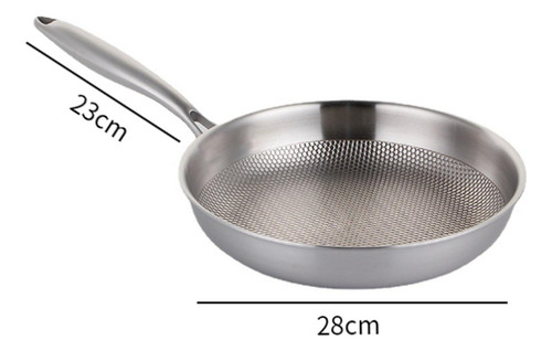 Sartén Antiadherente Sin Recubrimiento, De Para Cocina 28cm