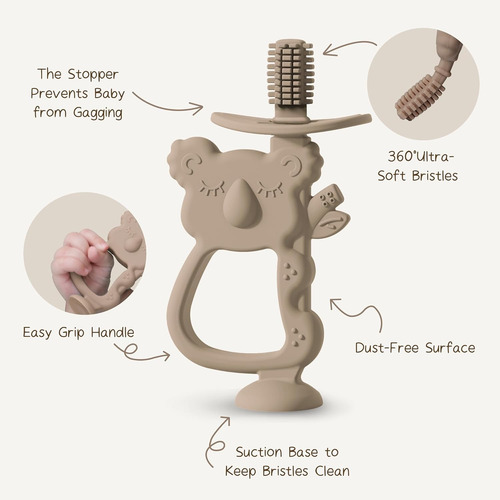 Brinquedo De Dentição Moonkie, Seguro E Fácil De Segurar, Se