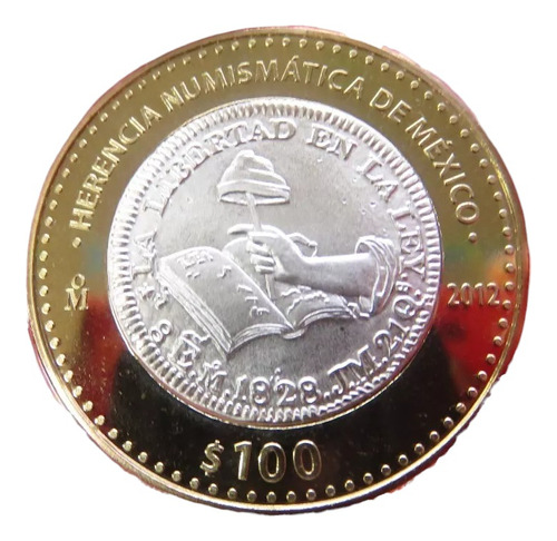 Moneda Herencia Numismatica 8 Escudos Manita 1828 #11