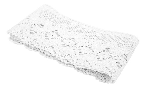 Encaje Blanco Blanco Para Cinta De Coser, Hilo De Algodón, 1