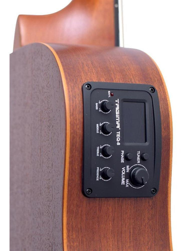 Violão Eletroacutico Tagima Baby Mahogany EQ para destros natural mahogany satin