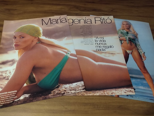 (z333) Maria Eugenia Rito * Clippings Revista 3 Pgs * 2005 (Usado)