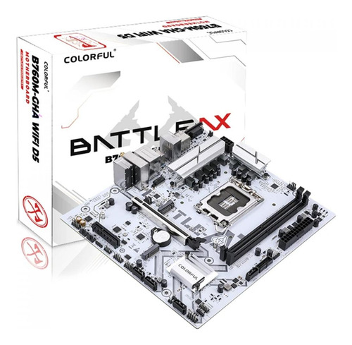 Placa Mãe Colorful Battle-ax B760m-gha White Chipset B760