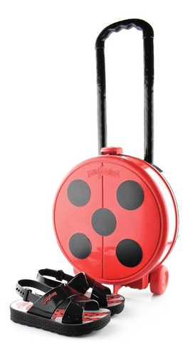 Sandália Ladybug + Bolsa Maleta De Rodinha Trip Bag 21756 | Mercado Livre