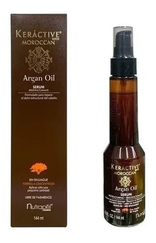 Tratamiento Keráctive Moroccan Argan Oil Nutrapel 144 Ml