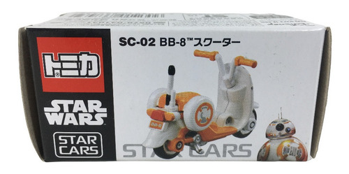 Takara Tomy Tomica Star Wars Cars Sc-02 Bb-8 Scooter