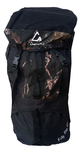 Mochila De 65 L Campinox Camuflado 3d Real Tree Flejes Cubre