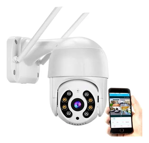 comprar Câmera De Segurança Wifi Ip Speed Dome Jortan Wifi Yoosee Fullhd Cor Branco