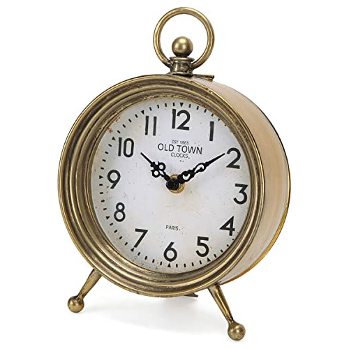 Reloj De Mesa Vintage, Reloj De Mesa Pilas Diseño Rús...