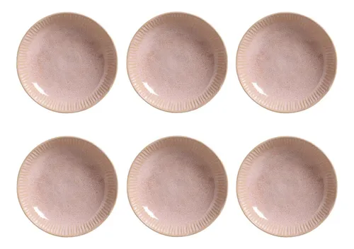 comprar Conjunto De Pratos Fundos 6 Peças Linhas Litchi Porto Brasil