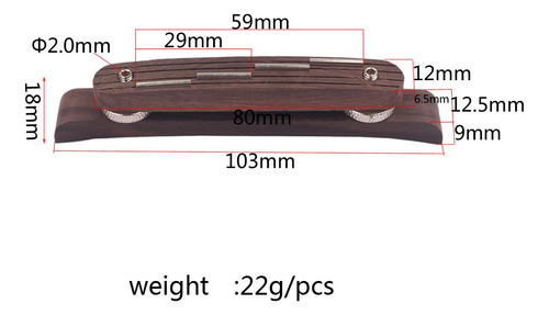 Puente De Mandolina De Con Base Para Guitarra Partes De