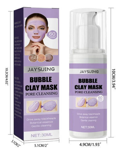 Mascarilla De Barro B, Desengrasante Facial Y Eliminadora De