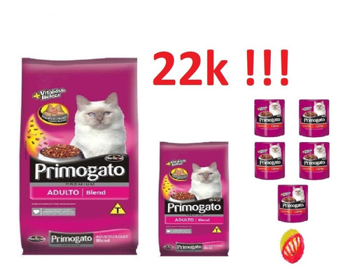 Primogato 20k+2k Gratis ( 22k ) +5 Sachets+ Sonajero + Envio