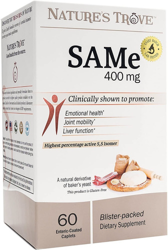 Sam-e Complete 400 Mg Vegano  60 Tabletas Stock