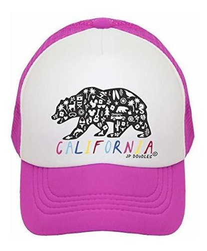 Gorra Infantil Bandera Oso California.