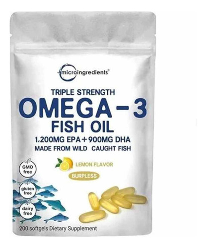 Omega 3 200 Cap Micro Ingredien - - Unidad a $1528