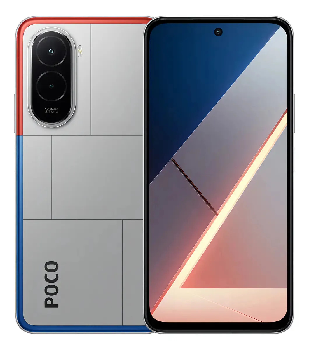 Celular Xiaomi Poco M7 256Gb 8Gb RAM dual sim color plateado