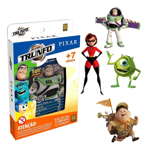 Jogo Super Trunfo Pixar