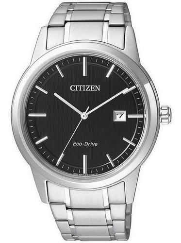 Reloj Citizen Hombre Eco-drive Aw123158e Color de la malla Plateado Color del bisel Plateado Color del fondo Negro