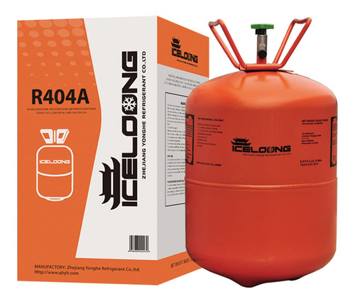 Gás Refrigerante R404a Iceloong Cilindro De 10,9kg