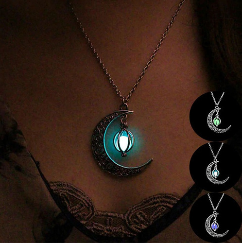 Collar Luna Lágrima Luminoso Glow Mujer Game Of Thrones