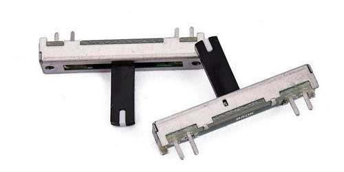 10 Piezas B50k Slide Potenciómetro Potes Partes