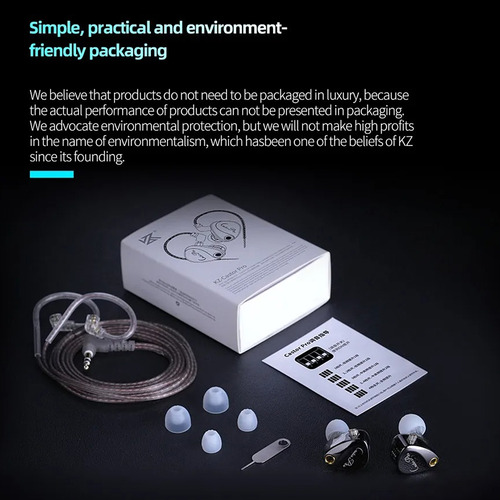 Auriculares Hifi Kz Castor Pro, Versión Iem, Con Micrófono