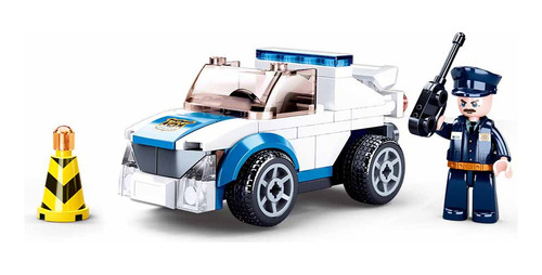 Auto De Policia Compatible Con Lego