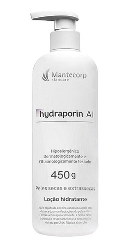 Loção Hidratante Mantecorp Hydraporin Ai Hipoalergênico 450g