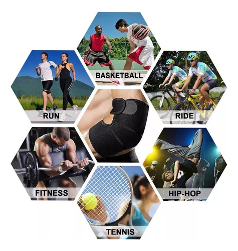 Codera Deportiva De Compresión Neopreno Ajustable Elástica